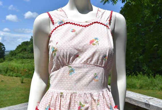 1930s/40s Cotton Frock -- Sweetest Dress Ever! - image 6