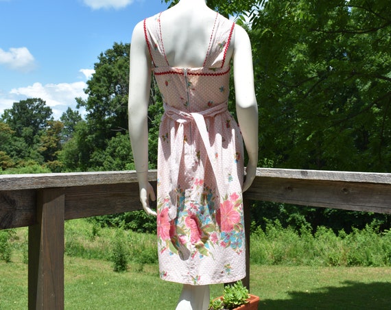 1930s/40s Cotton Frock -- Sweetest Dress Ever! - image 5