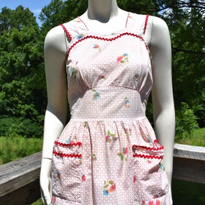 1930s/40s Cotton Frock -- Sweetest Dress Ever!