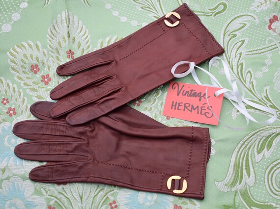 Vintage 1970s Hermés Gloves -- Gorgeous!