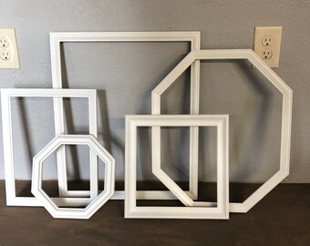 Download Picture Frame Groupings On Walls PNG