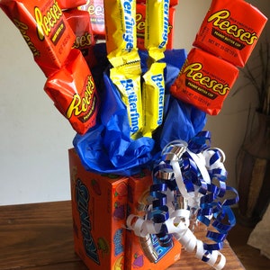 Reeses Candy Bouquet, Valentines Day Gift Candy Bouquet, Candy Bouquets ...
