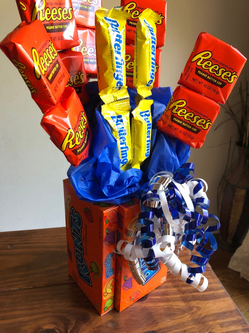 Reese's Candy Bouquet, Valentine's Day Gift - Etsy