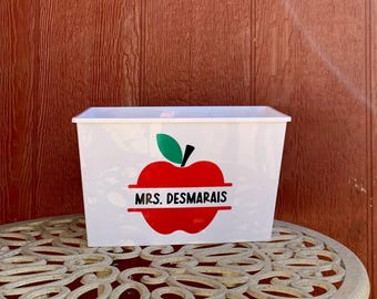 Personalized Teacher Gift Bucket, Teacher Appreciation Basket