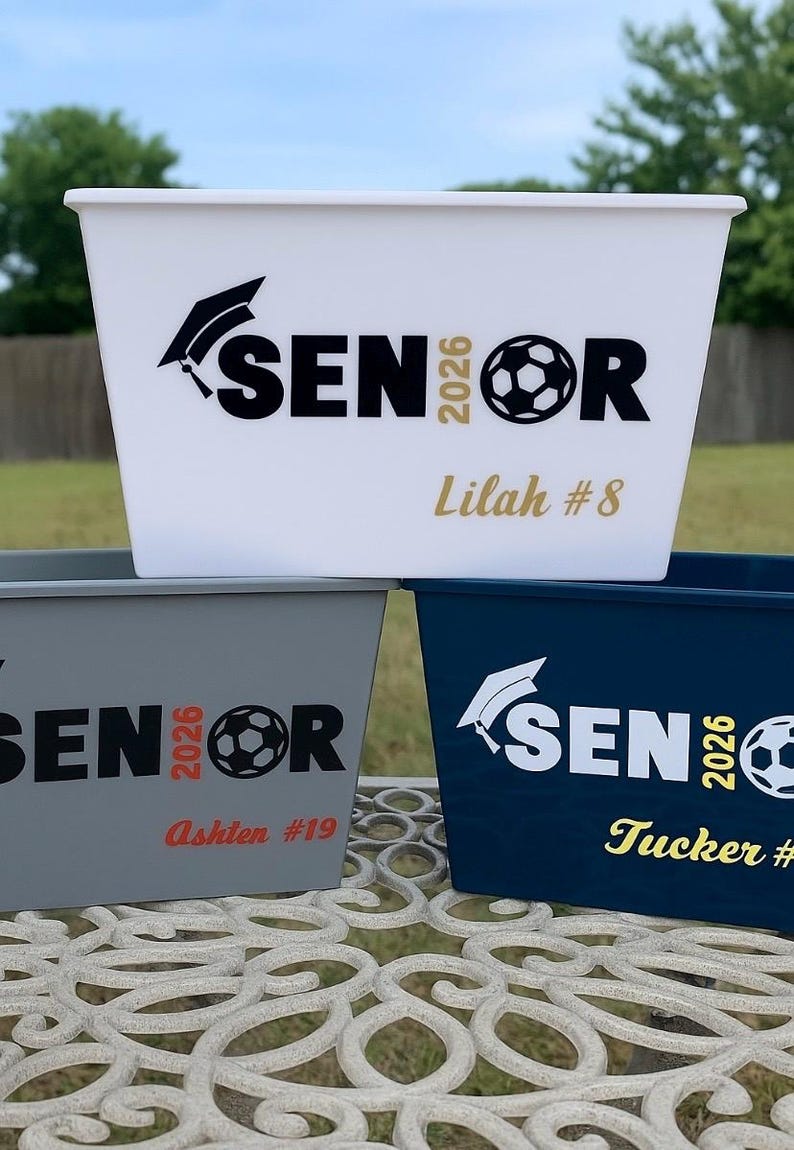 Personalized Soccer Team Bucket: Senior Night Gift - Etsy
