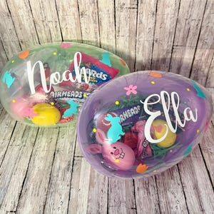 Jumbo Easter Eggs, Personalized Jumbo  Fillable Eggs, 10 inch Easter Eggs, Personalized Easter Egg, Kids Easter Gift, Easter Party Favors