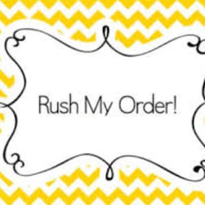 RUSH PROCESSING ORDER