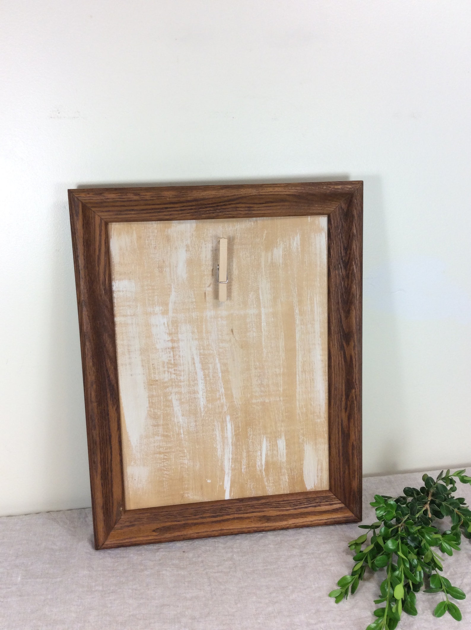 11 X 16 Picture Frame oak Large Wood Rustic clip Etsy