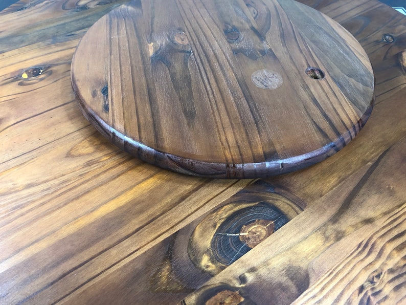 Lazy Susan Extra Large 30 Round Charcuterie Bread Board Etsy