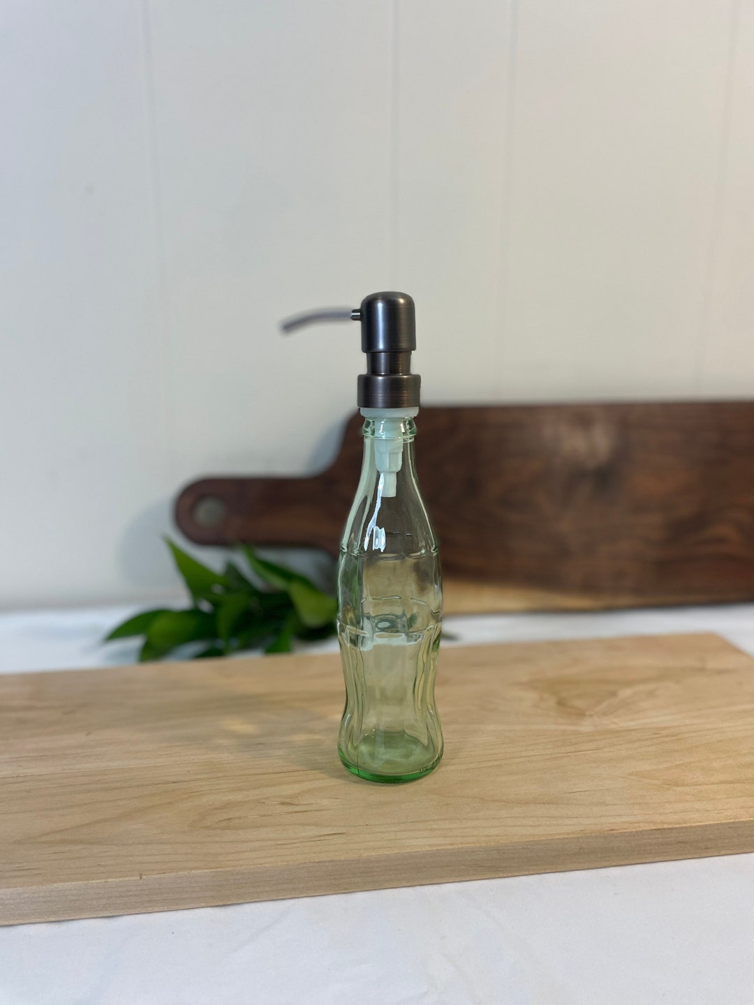 Coke Coca Cola Soda Bottle Soap Dispenser Bathroom Kitchen Pump Green