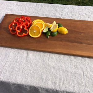 Large 10" X 24" Charcuterie Bread Board Rectangular long Narrow