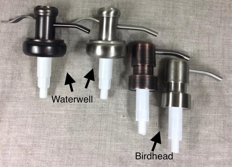 17 Oz Red Bronze Soap Dispenser Bathroom Kitchen Glass Metal Etsy