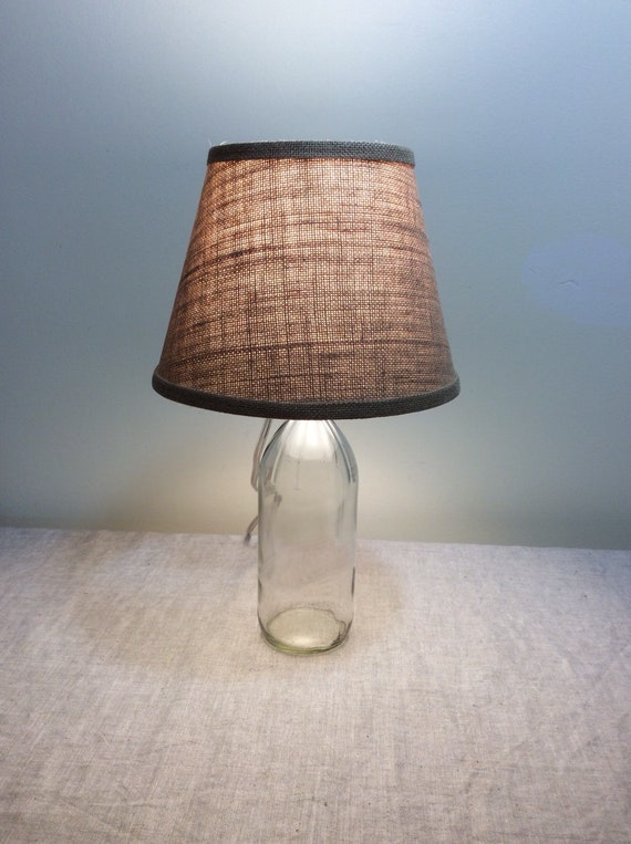Fillable glass lamp with cork top sale