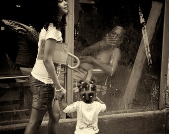 Cuban, Cuban Woman, Cuba Photo, Black and White Portrait, Cuba, Cuba Street Photography, Havana Cuba, Havana Street Cuba Fine Art Photograph