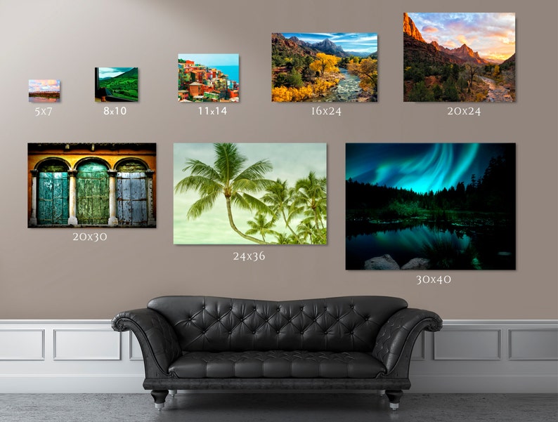 Canvas Gallery Wrap Sizes Vary Ready to Hang Canvas Etsy