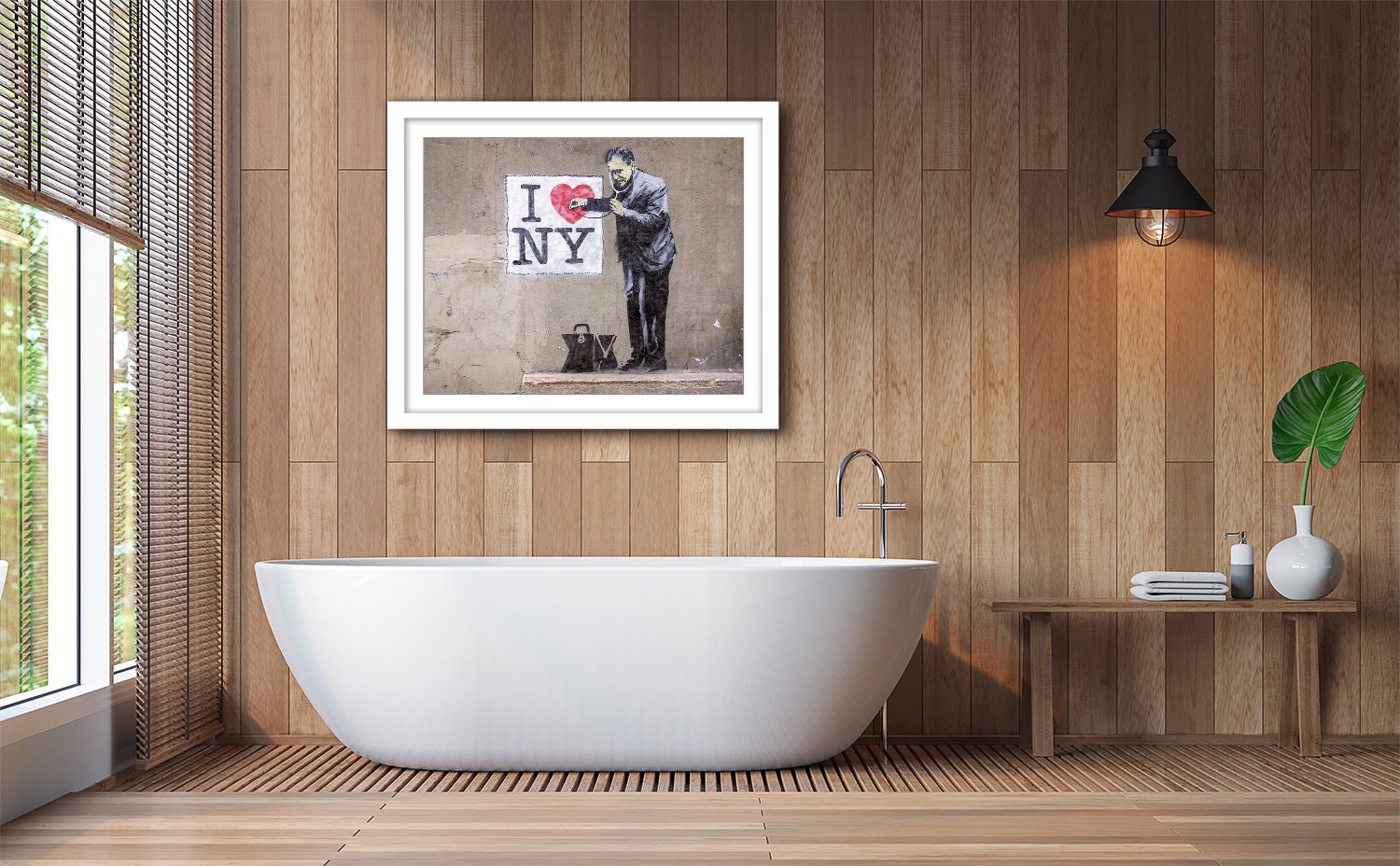 Banksy I Love NY, Banksy Street Art, New York Graffiti, Banksy New