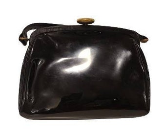 small patent purse