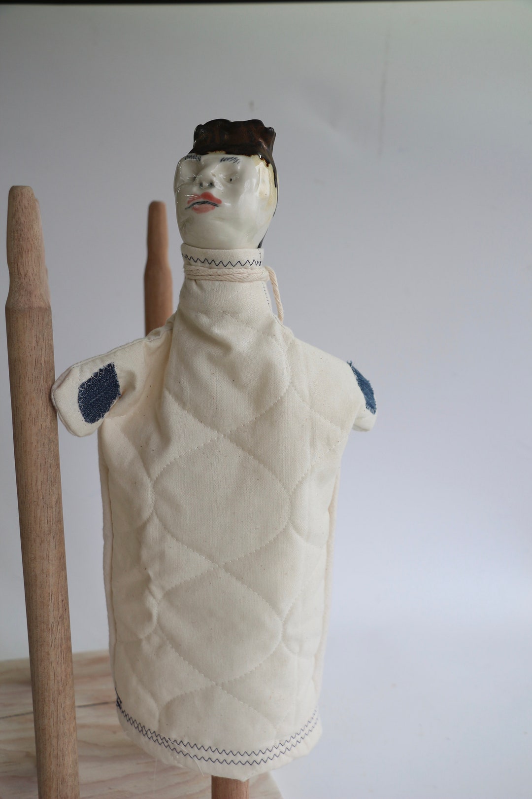 Hand Puppet, Hand Puppet, Porcelain Head, Fairy Tale