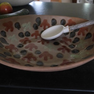 Glazed ceramic bowl, handcrafted