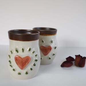 Glazed ceramic flower vase or water pot