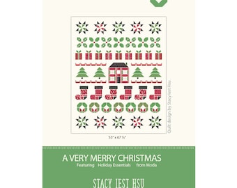 A Very Merry Christmas Stacy Iest Hsu Quilt Pattern PDF