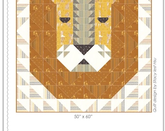 Lion's Head Stacy Iest Hsu Quilt Pattern PDF