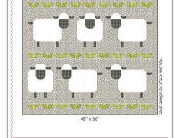 Baa Baa Baby Sheep Stacy Iest Hsu Quilt Pattern PDF