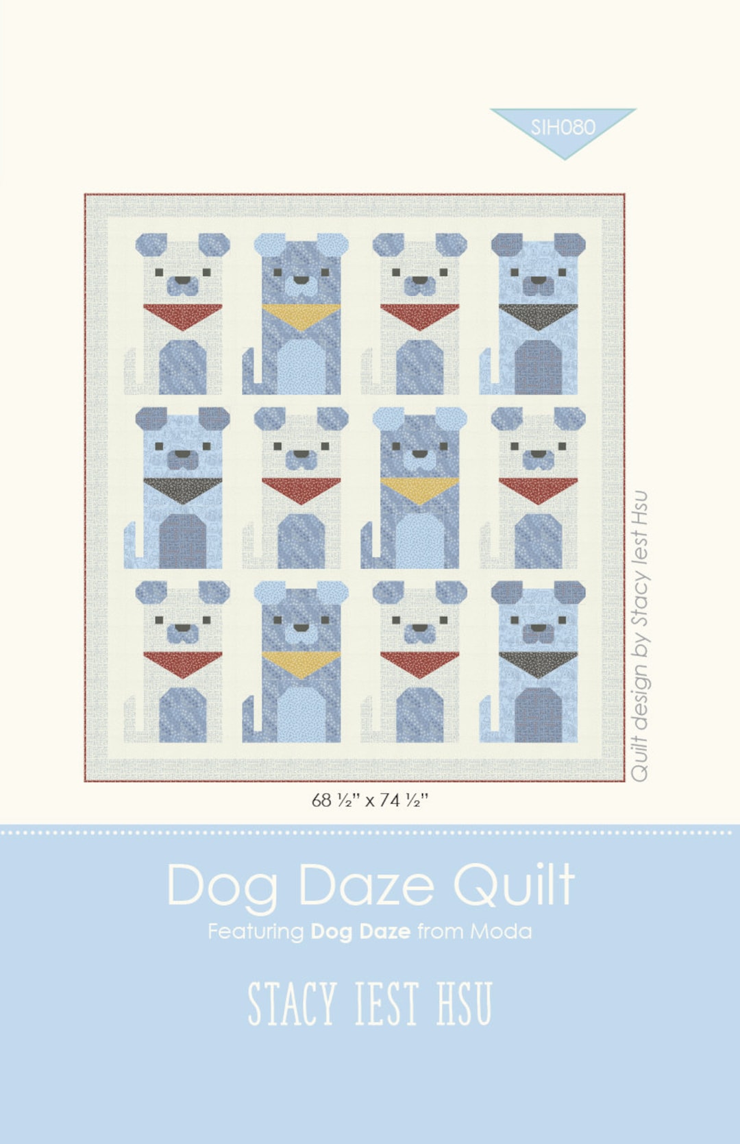 Dog Daze Quilt Stacy Iest Hsu Quilt Pattern PDF Etsy