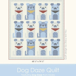 Dog Daze Quilt Stacy Iest Hsu Quilt Pattern PDF