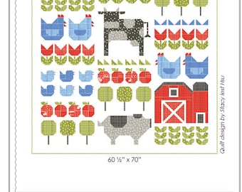 E nella fattoria Stacy Iest Hsu Quilt Pattern PDF