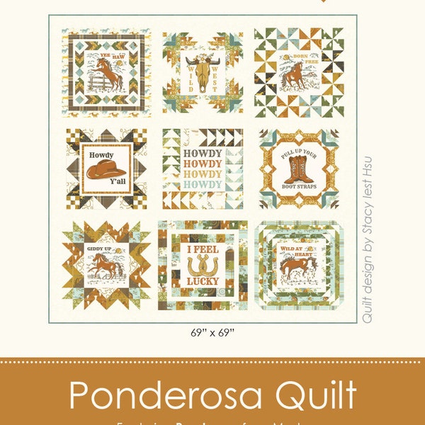 Ponderosa Quilt Fat Quarter Freundlich Stacy Iest Hsu Quilt Anleitung PDF