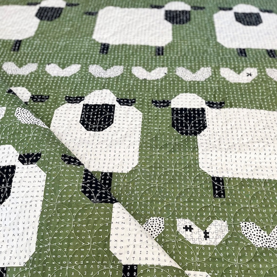 Baa Baa Baby Sheep Stacy Iest Hsu Quilt Pattern PDF Etsy