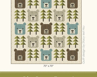 Big Bear Forest Stacy Iest Hsu Quilt Pattern PDF