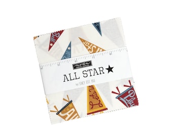 All Star by Moda Charm Pack 5"