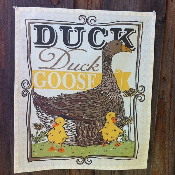 Duck Duck Goose Tea Towel