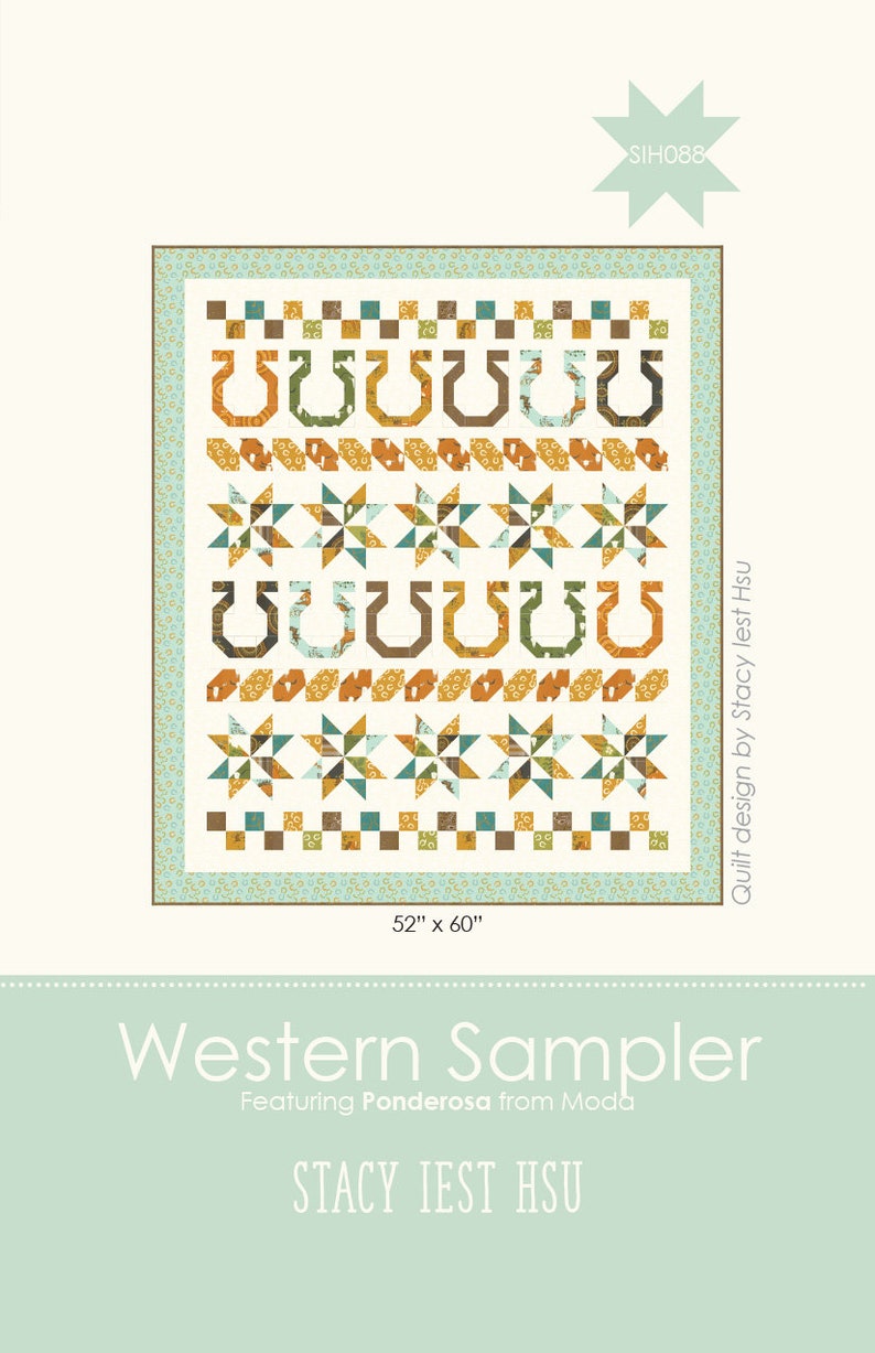 Western Sampler Stacy Iest Hsu Quilt Pattern PDF image 1
