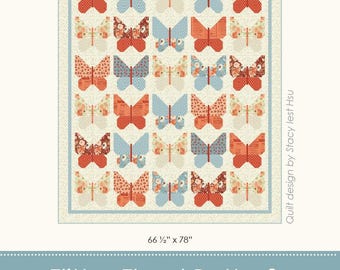 Flitter Floral Butterfly Stacy Iest Hsu Quilt Pattern PDF