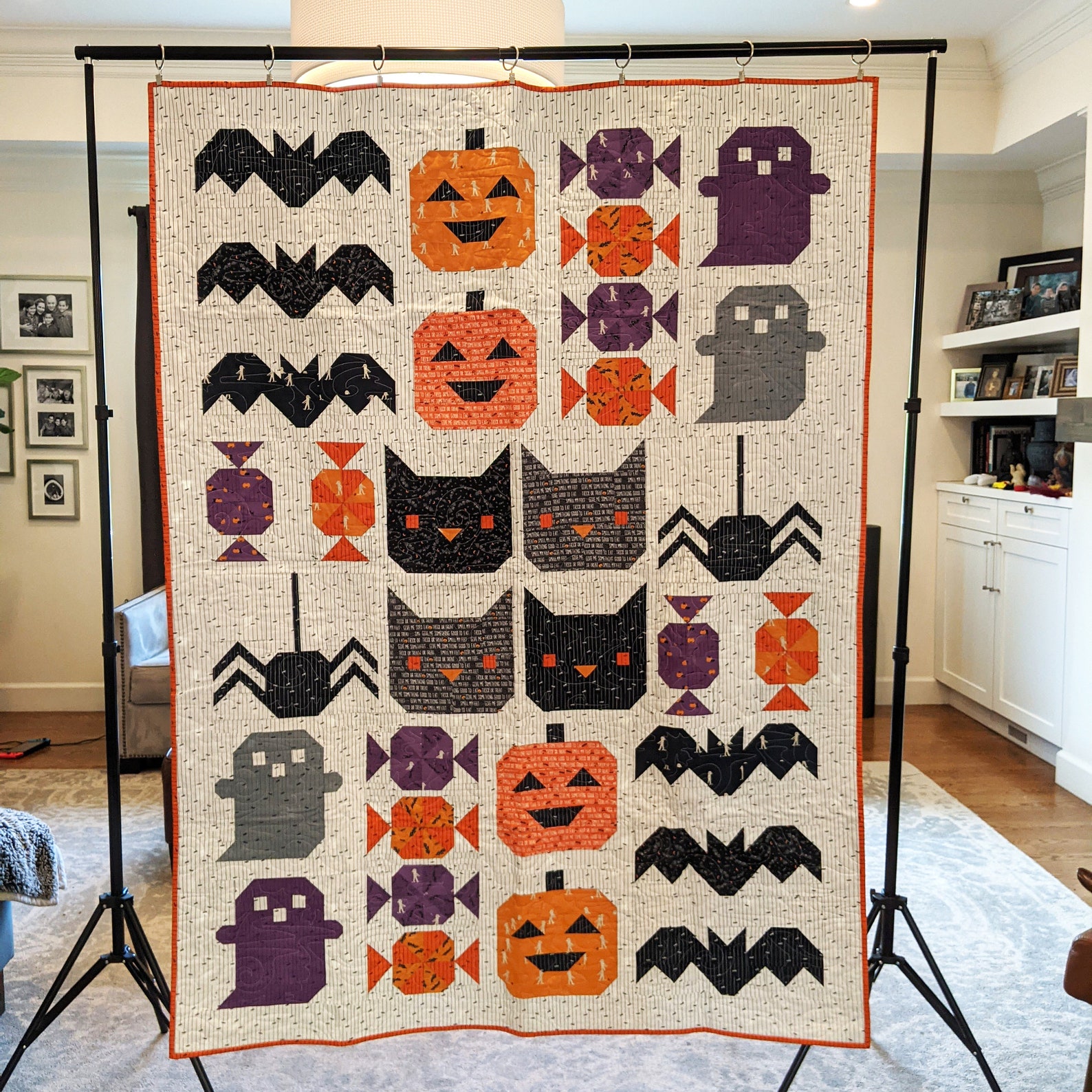 Spooky Sampler Quilt Sample Quilt Etsy