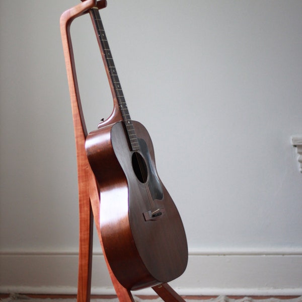 Sculptural Cherry Guitar Stand