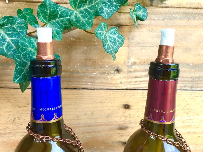 Freak Show Wine Table Top Tiki Torch Set