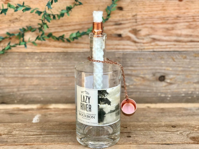Lazy River Bourbon Tiki Torch // Kentucky Bourbon Whiskey Etsy