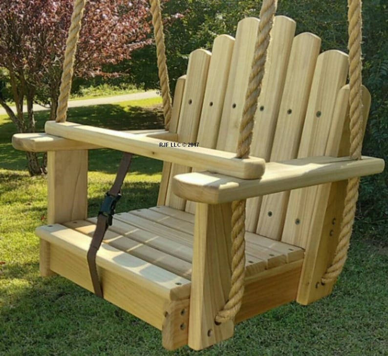 Wood Tree Swings Sun Burst Poplar Toddler Seat