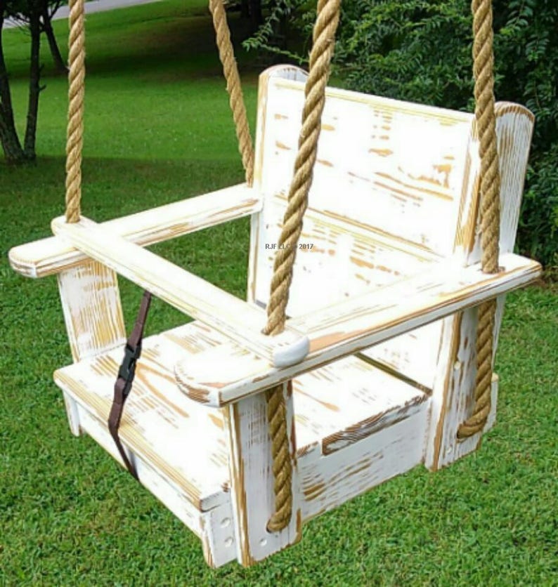 Wood Tree Swings Kids Seat Swing Rope Swing Wooden Tree Swing Wood Swing Unique Wooden Swing Wooden Seat Swing