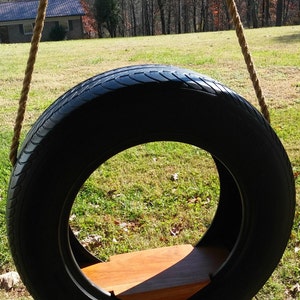 Wood Tree Swings- Classic Tire Swing