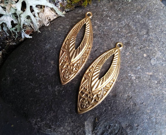Raw Brass Drop Pair Right and Left Made in the USA