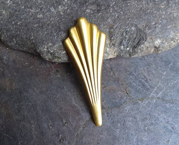 Raw Brass Flare Stamping Small Made in the USA