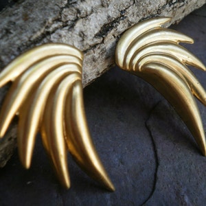 Raw Brass Stamping Small Devils Wings Made in the USA