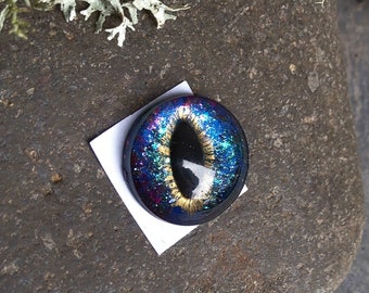 Gothic Steampunk Colorshift 18mm Glass Eye