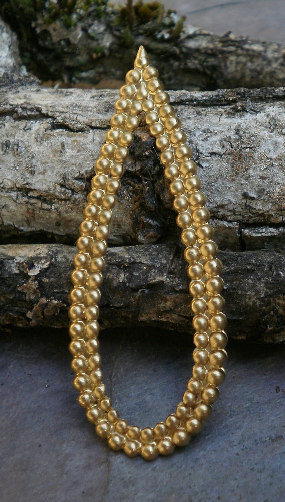 Raw Brass Stamping Eye or Teardrop