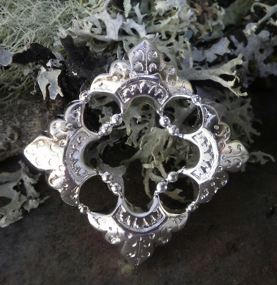 Silver Plated Stamping Small Square Made in the USA